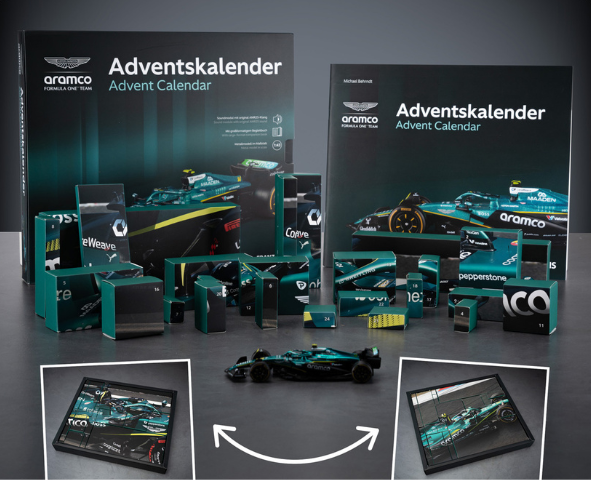 Aston Martin Aramco F1 Advent Calendar 1:43
