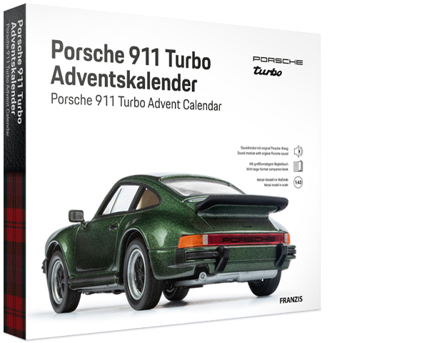 Porsche 911 Turbo Advent Calendar 1:43