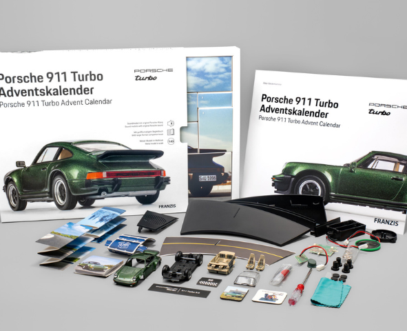 Porsche 911 Turbo Advent Calendar 1:43