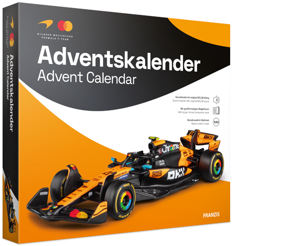 McLaren F1 Advent Calendar 1:43