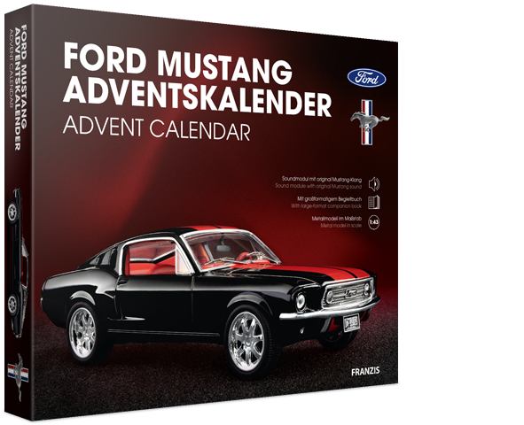 Mustang Fastback 1967 Advent Calendar 1:43
