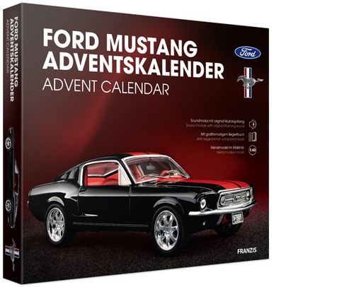 Mustang Fastback 1967 Advent Calendar 1:43