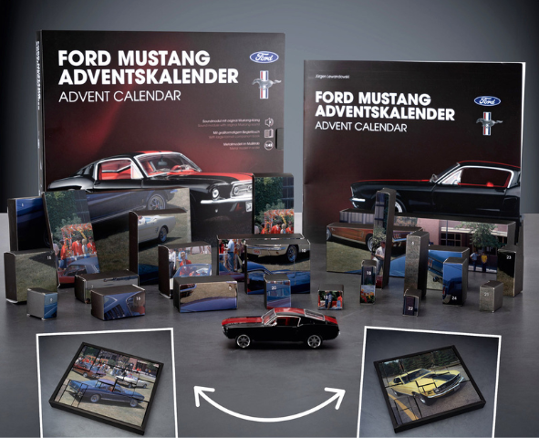 Mustang Fastback 1967 Advent Calendar 1:43